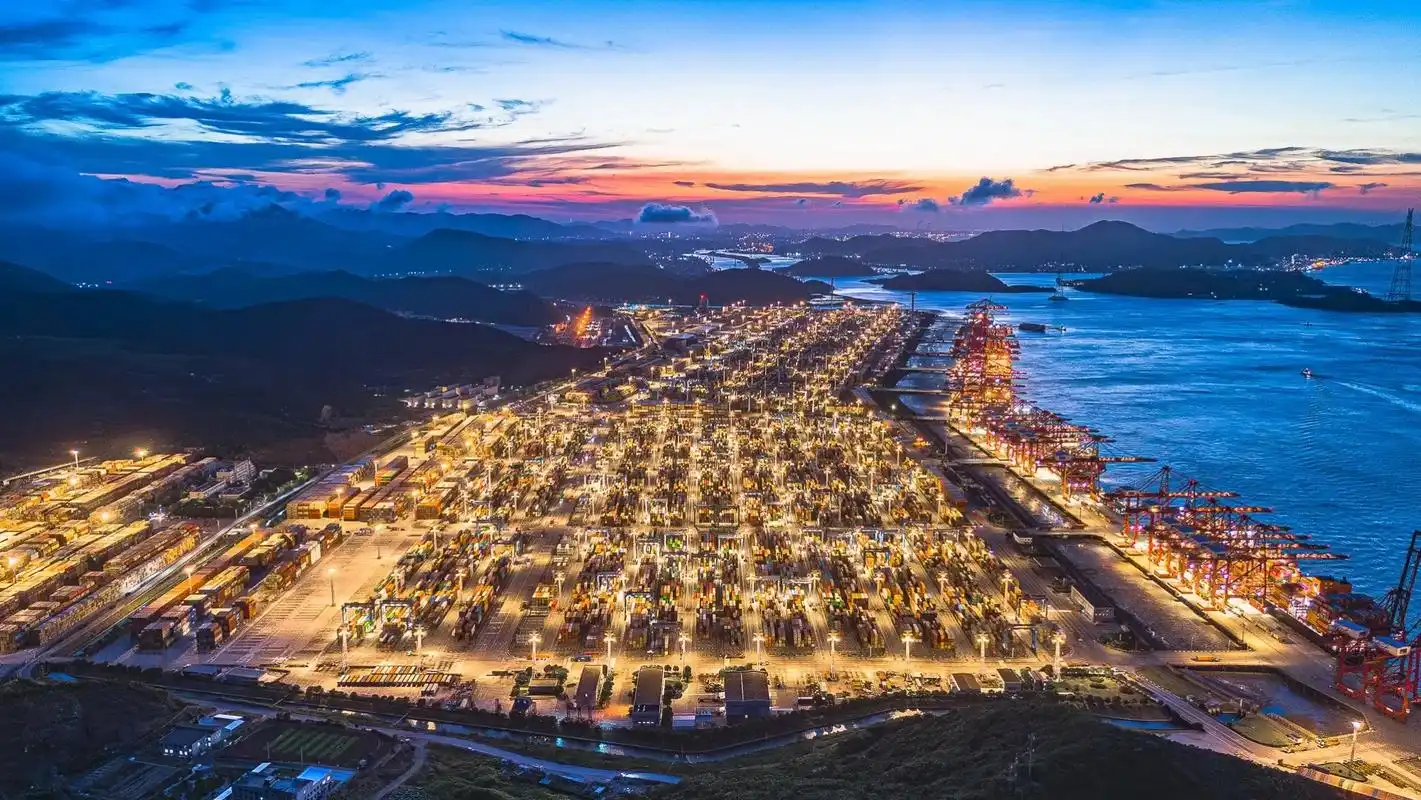 Area Pelabuhan Jintang di Ningbo-Pelabuhan Zhoushan Mencatat Rekor-kemasukan ...